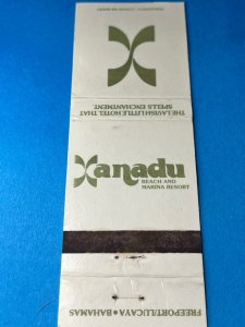 Matchbook Cover Xanadu Beach & Marina Resort Freeport/Lucaya Bahamas MB165