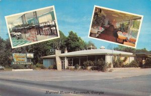 Savannah Georgia multi-views Harvest House restaurant vintage pc ZC548801