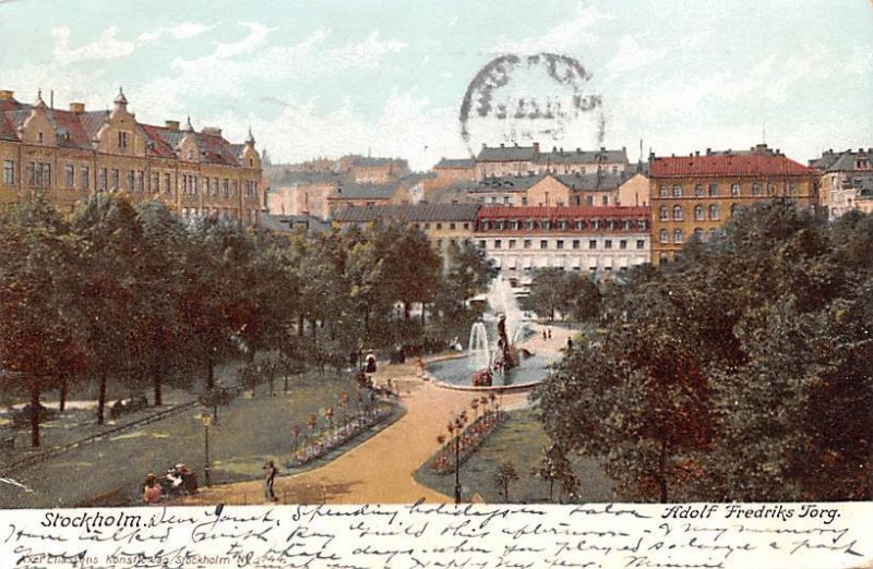 Adolf Fredriks Torg Stockholm 1905 