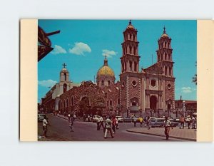 Postcard Cathedral of Juarez City and Mission of Our Lady of Guadalupe, Mexico