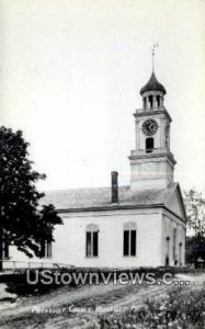 Real Photo, Methodist Church in Wiscasset, Maine