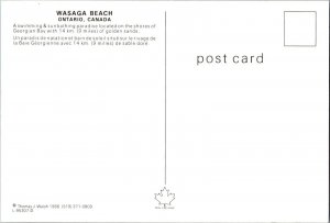 Vintage Postcard, Wasaga Beach,  Ontario, Canada.    ct5