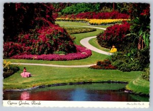 Cypress Gardens, Florida, 1973 Chrome Postcard