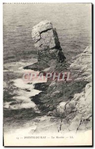 Postcard Old Pointe Du Raz Le Menhir