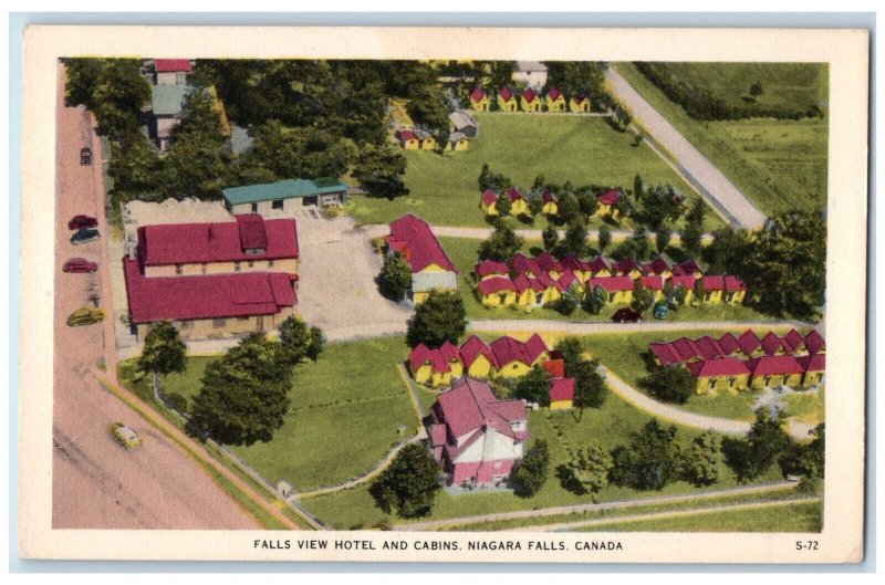 c1950's Falls View Hotel and Cabins Niagara Falls Canada Vintage Postcard