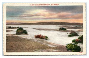 Postcard A Dry Lake of the Desert, California C70