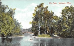 Elm Park in Worcester, Massachusetts