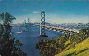 The San Francisco Oakland Bay Bridge Is Eight And One Quarter Miles Long San ...