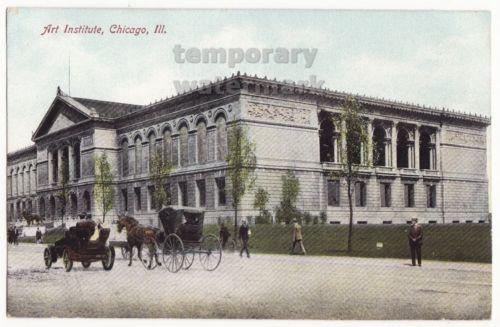 CHICAGO IL ART INSTITUTE MICHIGAN AVE ~1900s UDB UNUSED 