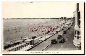 Old Postcard La Baule on Sea The Beach