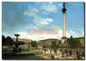 Old Postcard Stuttgart Schlossplatz