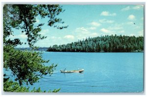 1973 Northern Lake Greetings from Flin Flon Manitoba Canada Postcard