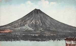 Mount Mayon Volcano, Philippine Islands, early postcard, unused