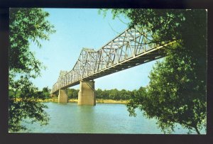 Evansville, Indiana/IN Postcard, Audubon Memorial Bridge, Henderson, Kentucky