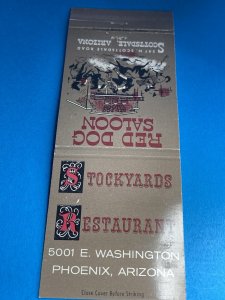 Matchbook Cover - Stockyards Restaurant Phoenix Arizona MB140