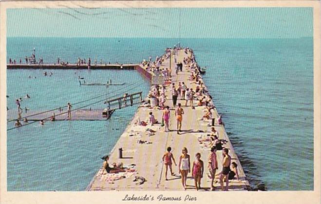 Ohio Lakeside On Lake Erie Famous Dock and Pier 1979