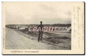Camp of Mailly - View of Camps - soldier - Old Postcard