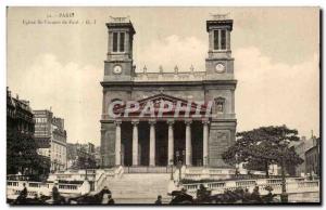 Paris Old Postcard Church of Saint Vincent de Paul