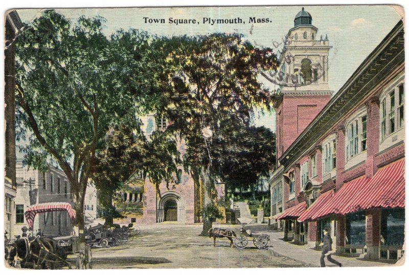 Plymouth, Mass, Town Square