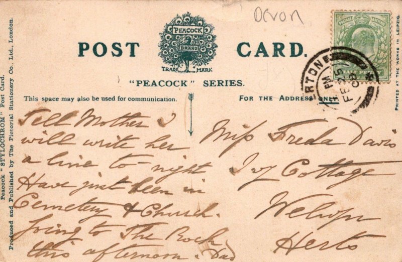 Devon Postcard - Buckland-Mon-Achorum - The Village RS23900