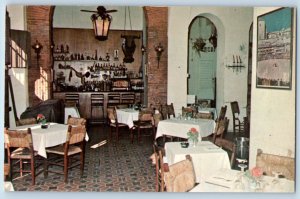 Old San Juan Puerto Rico Postcard El Meson Vasco Dining Area c1950's