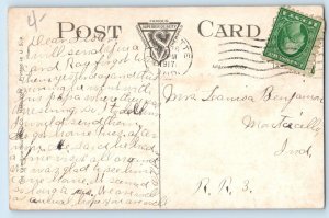 1917 Columbus Ohio OH Vintage Postcard State School Deaf Dumb Exterior Building