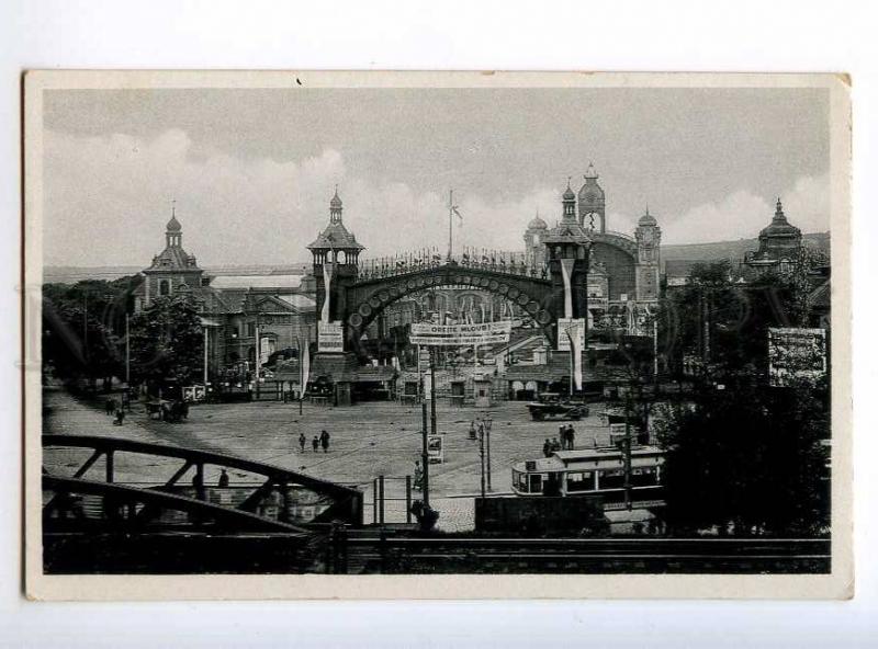 235752 CZECH PRAHA tract of exhibition Vintage photo postcard