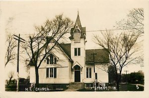 IA, Stuart, Iowa, RPPC, Methodist Episcopal Church, 1913 PM, Carroll Photo No 5