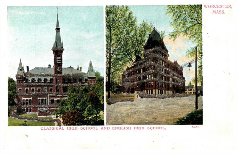 massachusetts  Worcester  Classical High School and English High School