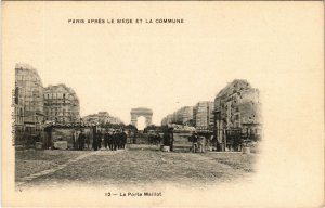 CPA AK PARIS La Commune. La Porte Maillot (971759)