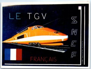 Postcard - Le T.G.V. SNCF Français - France