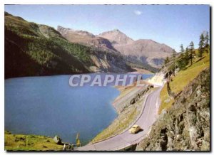 Postcard Modern Stausee Marmorera am Julierpass Gegan Arblatsch und Piz Piz F...