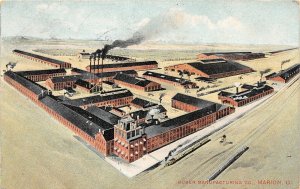 H66/ Marion Ohio Postcard c1910 Huber Manufacturing Co Factory 151