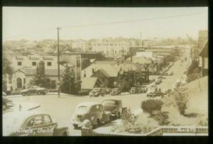 RPPC POSTCARD AUTOS HOMES VALLEJO CA REAL PHOTO 1940's
