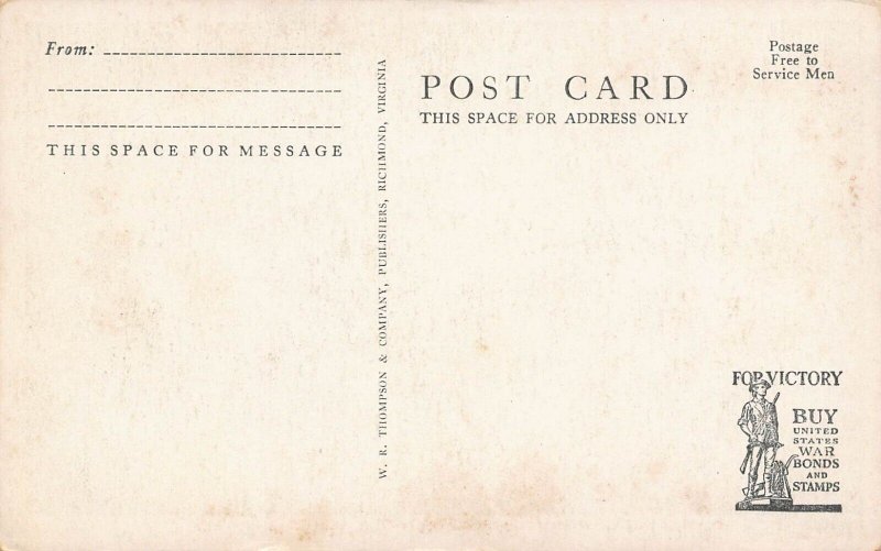 US Army Tanks Getting Ready for Maneuvers WWII postcard