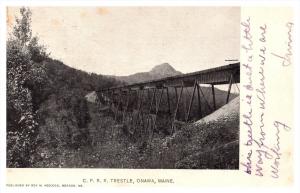 Maine Onawa  C.P.R.R. Trestle