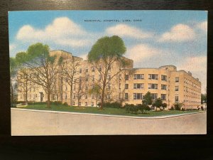 Vintage Postcard 1930-1945 Memorial Hosital Lima Ohio (OH)