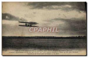 Old Postcard Jet Aviation Wilbur Wright Camp & # 39Auvours