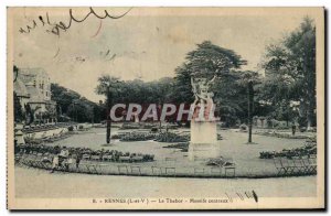 Old Postcard Rennes Tabor Massive Central