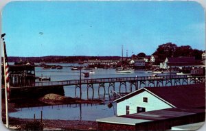 Maine Boothbay Harbor General View