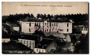 Neris les Bains - New Thermal Hospital - Old Postcard