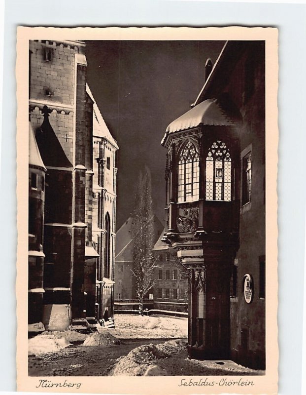 Postcard St. Sebaldus Church Nuremberg Germany