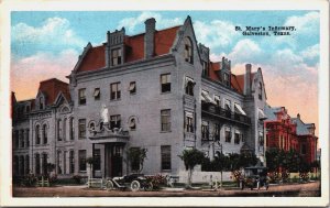 St Mary's Infirmary Galveston Texas Vintage Postcard C036