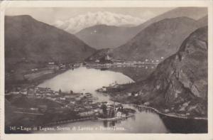 Switzerland Lago di Lugano Stretto di Lavena a Ponte Tresa 1928 Photo