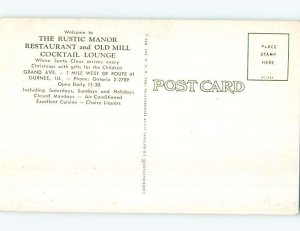 Pre-1980 RESTAURANT SCENE Gurnee Illinois IL AE0039