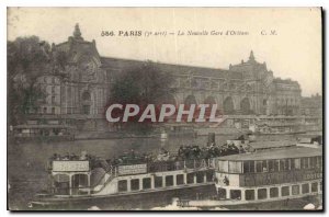 Postcard Old Paris 7 stop New Orleans Boat Station Peniche