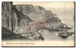 Postcard Old Giant s Causeway Pleaskin head