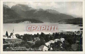 Modern Postcard Lake Annecy General and massive view of the Spinner