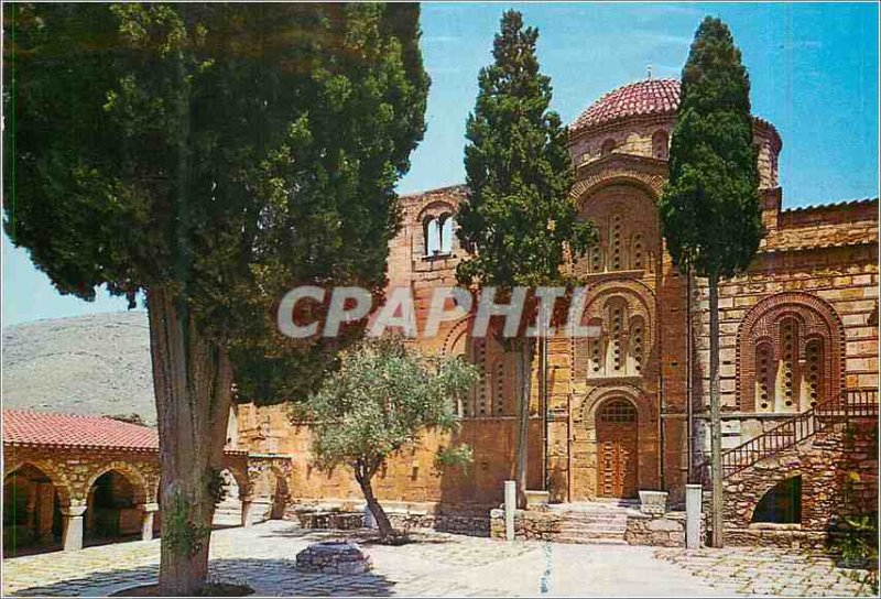 Postcard Modern Athens Monastery of Daphne