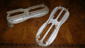 Vintage Strap on Ice Skate Blades made by Arco